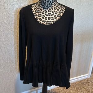 Max Studio Black Long Sleeve Sweater